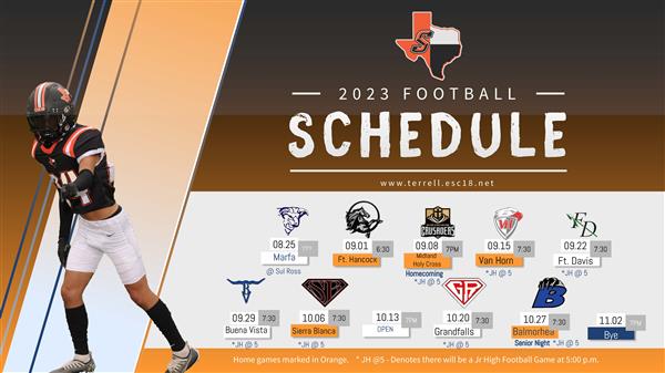  2023 Football Schedule